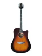 Westwood DC-340E OR Semi Acoustic Guitar 41 Inch Oriental Retro Dreadnought Fishman Presys
