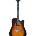 Westwood DC-340E OR Semi Acoustic Guitar 41 Inch Oriental Retro Dreadnought Fishman Presys