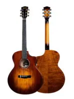 Merida DG20MFCS EQ Semi Acoustic Guitar - Purple Heart - Image 3