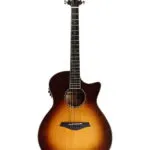 Main front: Westwood GA-340E OR Guitar (Semi Acoustic )40.5 Inch Oriental Retro Grand Concert Fishman Presys II India Body detail: Westwood GA-340E OR Solid Top Oriental Retro Glossy Finish Grand Concert Body Detail Pickup: Westwood GA-340E OR FISHMAN Presys-II Pickup Preamp Built-in Tuner Close Up Headstock: Westwood GA-340E OR Die Cast Tuning Machines Oriental Retro Glossy Finish Guitar bag: Westwood GA-340E OR Semi Acoustic Guitar with Padded Guitar Bag Included