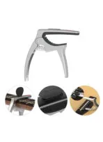 Galux GC-500A Silver Guitar Capo - 3 in 1 with Bridge Pin Puller - Image 4