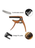 Galux GC-501A Dark Wood Guitar Capo - Image 4
