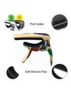 Galux GC-501A Army Green Guitar Capo - Image 2