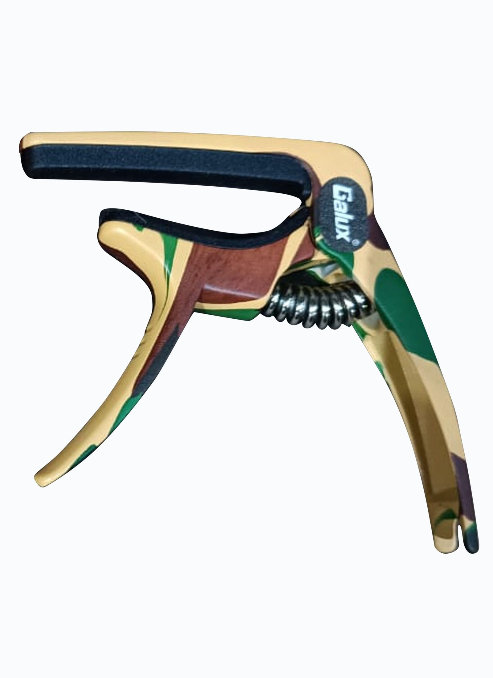 GC-501A Army Green -11 Galux GC-501A Army Green Guitar Capo 3-in-1 Zinc Alloy with Bridge Pin Puller and Pick Holder India
