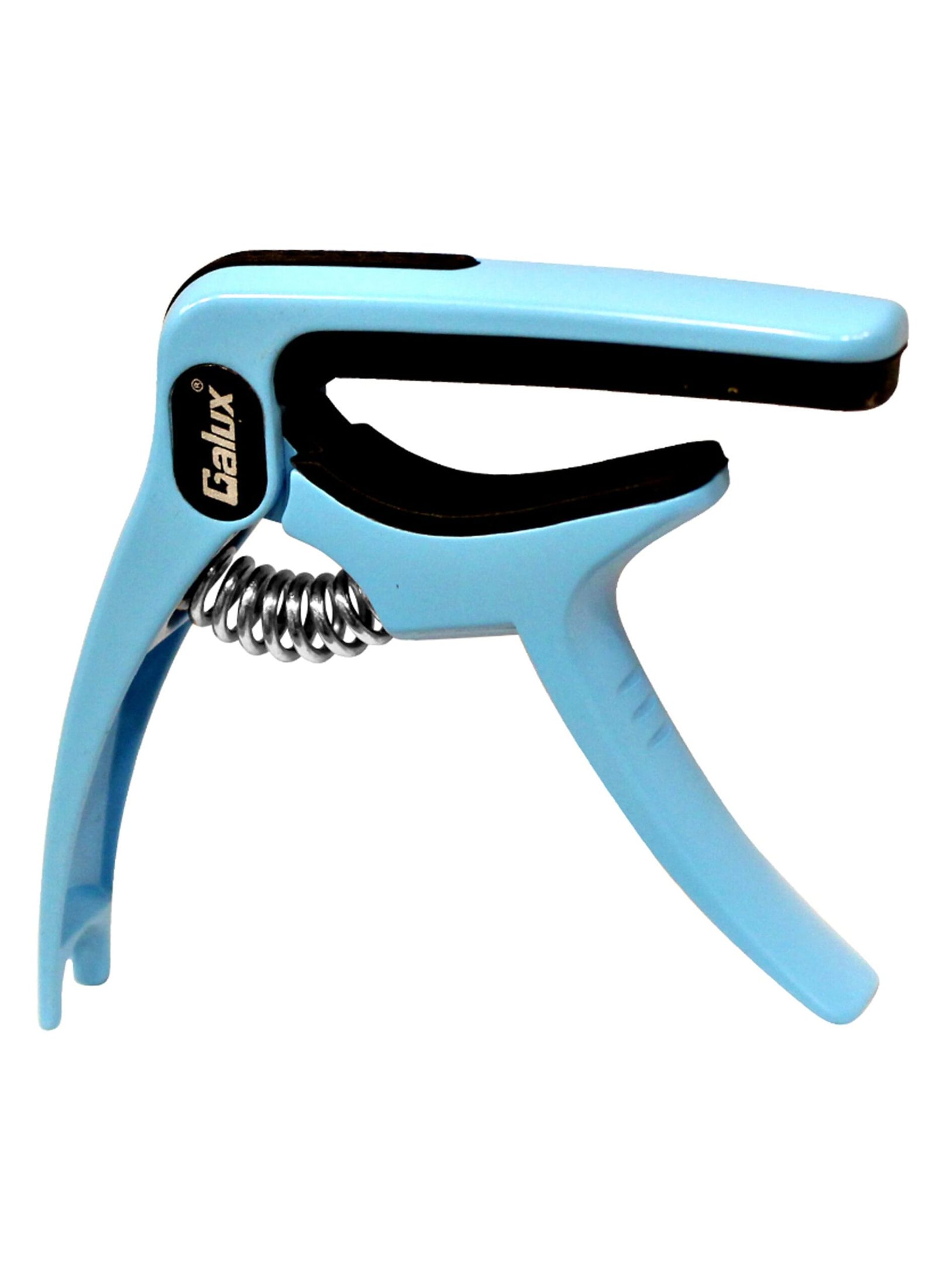 GC-501A Blue-1 Galux GC-501A Blue Guitar Capo 3-in-1 Zinc Alloy with Bridge Pin Puller and Pick Holder India