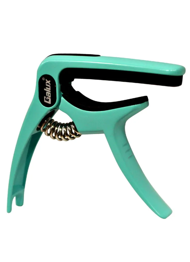Galux GC-501A Green Guitar Capo 3-in-1 Zinc Alloy with Bridge Pin Puller and Pick Holder India