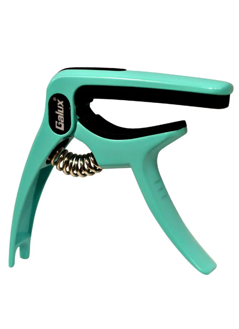Galux GC-501A Green Guitar Capo 3-in-1 Zinc Alloy with Bridge Pin Puller and Pick Holder India