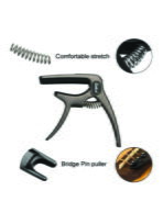 Galux GC-501A Gun Metal Guitar Capo - Image 3