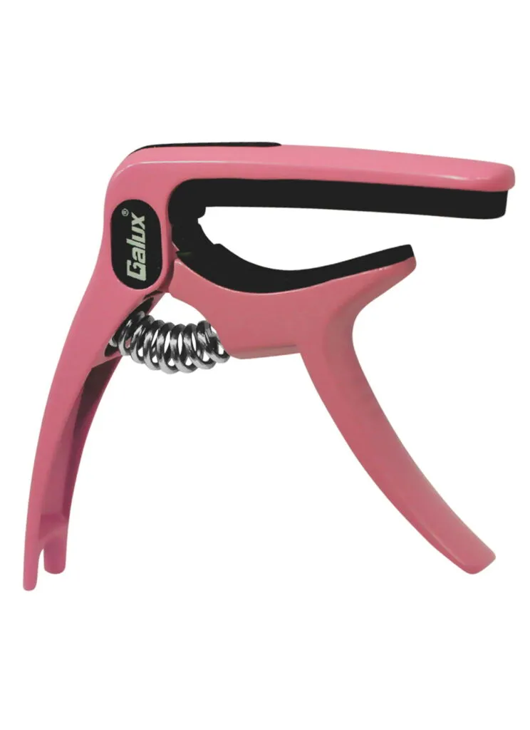 Galux GC-501A Purple Guitar Capo 3-in-1 Zinc Alloy with Bridge Pin Puller and Pick Holder India