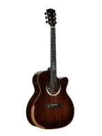 Merida Gloria V Semi Acoustic Guitar Grand Auditorium Flamed Koa High Gloss