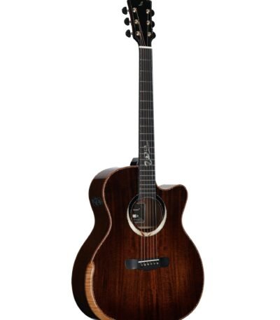 Merida Gloria V Semi Acoustic Guitar Grand Auditorium Flamed Koa High Gloss