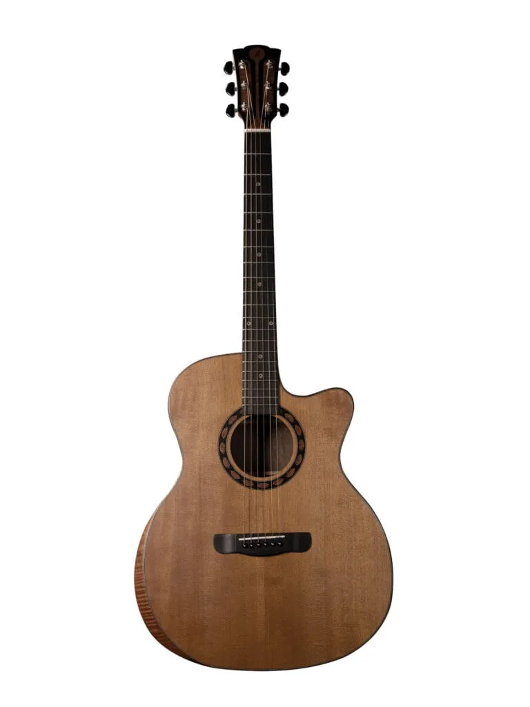 Merida Junior GAC EQ Semi Acoustic Guitar Grand Auditorium Torrified Spruce Bocote