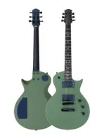 Westwood LP-2 AG Electric Guitar - Army Green - Image 3