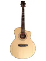 Merida M1CS Acoustic Guitar Grand Concert Solid Spruce Sapele Natural
