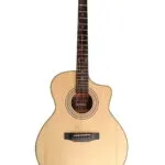Merida M1CS Acoustic Guitar Grand Concert Solid Spruce Sapele Natural