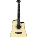 Merida M1DC Acoustic Guitar Dreadnought Cutaway Solid Spruce Sapele Natural