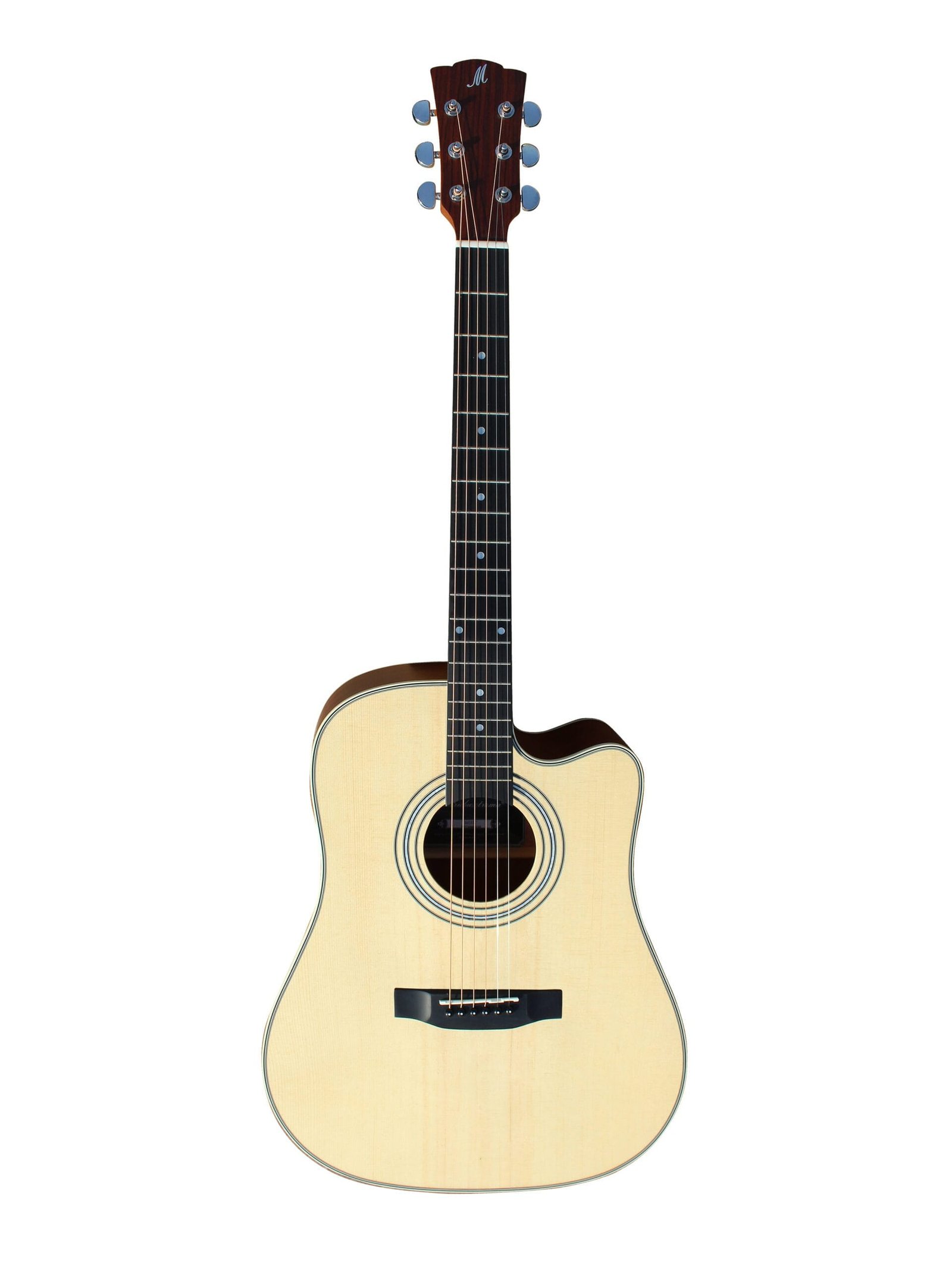 M1DC _1 Merida M1DC Acoustic Guitar Dreadnought Cutaway Solid Spruce Sapele Natural
