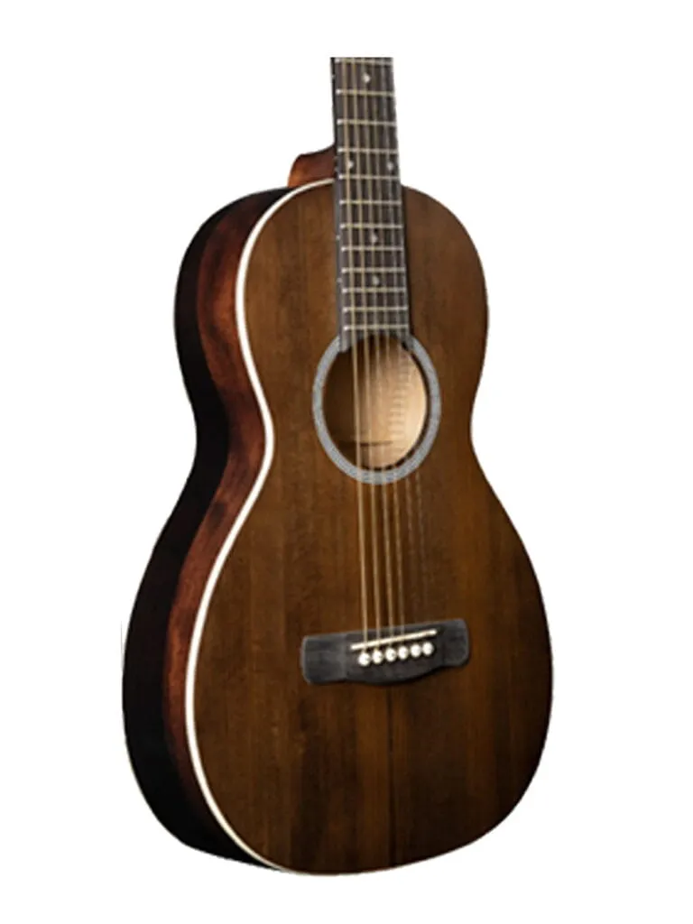 Merida PA43PL-VT EQ Semi Acoustic Guitar Parlor Torrified Spruce Vintage Matt