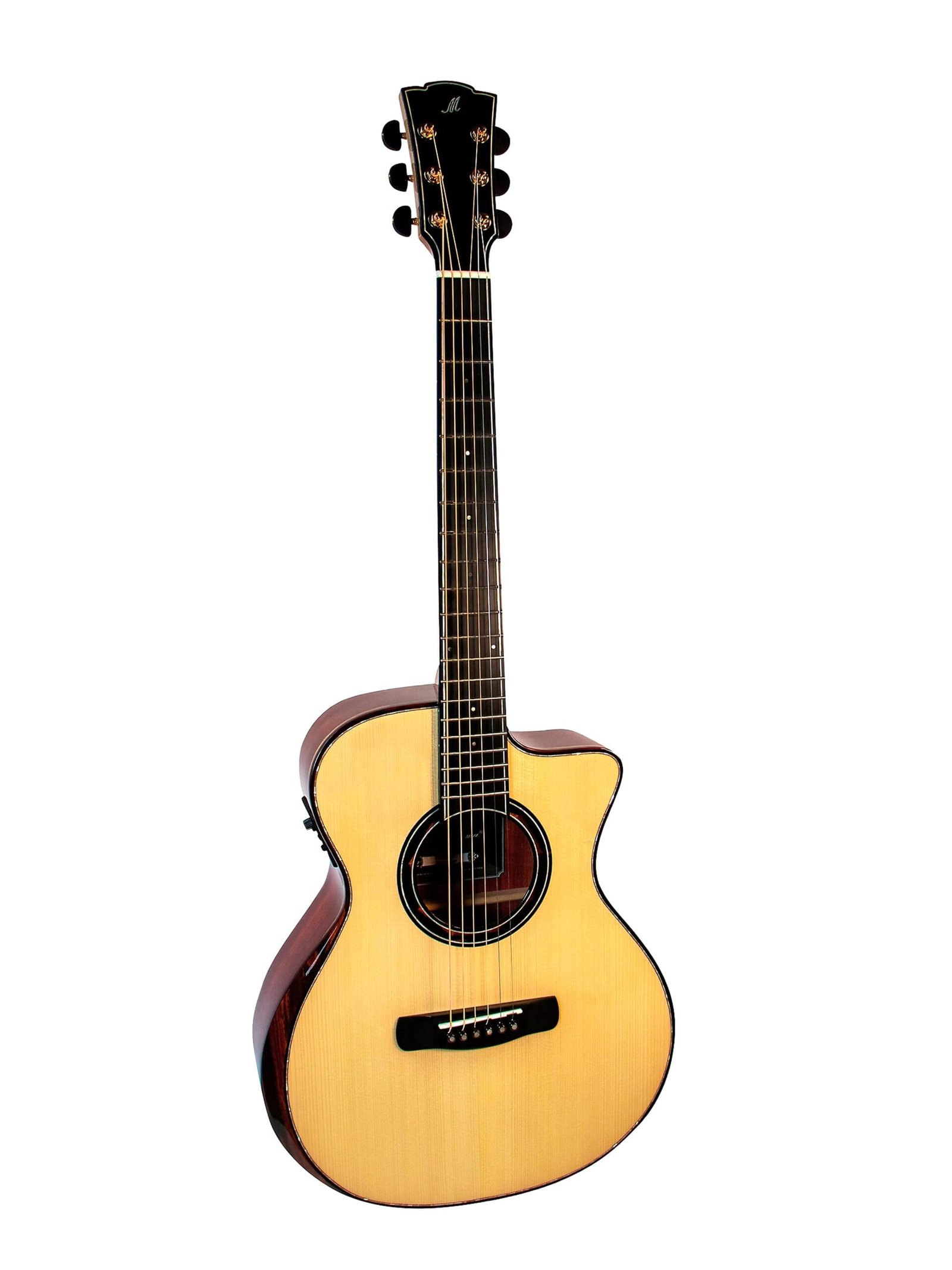Procnias EQ _1 Merida Procnias EQ Semi Acoustic Guitar Solid Spruce Solid African Rosewood