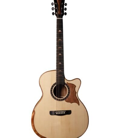 Merida Senior GAC EQ Semi Acoustic Guitar Grand Auditorium Solid Spruce Flamed Koa