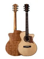 Merida Senior GSC EQ Semi Acoustic Guitar - Mini Travel - Image 3