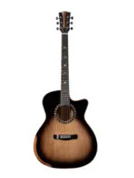 Merida Senior Pro GAC EQ Semi Acoustic Guitar Auditorium Sunburst Flamed Maple