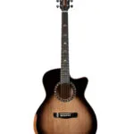 Merida Senior Pro GAC EQ Semi Acoustic Guitar Auditorium Sunburst Flamed Maple