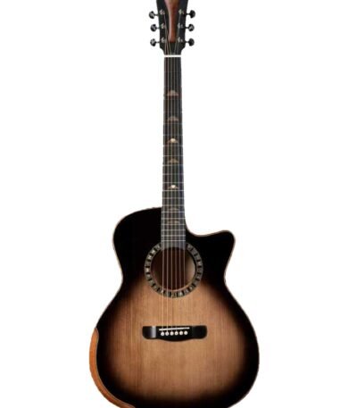 Merida Senior Pro GAC EQ Semi Acoustic Guitar Auditorium Sunburst Flamed Maple