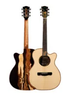 Merida Extrema Summer OMC EQ Semi Acoustic Guitar - Image 3