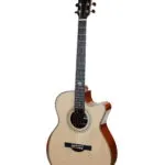 Merida Tempest Semi Acoustic Guitar Orchestra Model Solid European Spruce Pau Ferro
