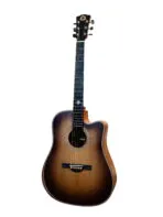 Merida Temptation Semi Acoustic Guitar Dreadnought Torrified Spruce Mahogany Highlight Matt