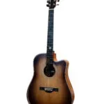 Merida Temptation Semi Acoustic Guitar Dreadnought Torrified Spruce Mahogany Highlight Matt