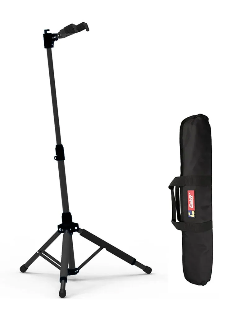 Galux GS-210 Auto Lock Guitar Stand Black with Bag