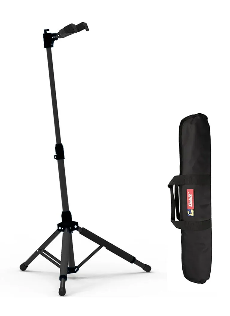 Galux GS-210 Auto Lock Guitar Stand Black with Bag