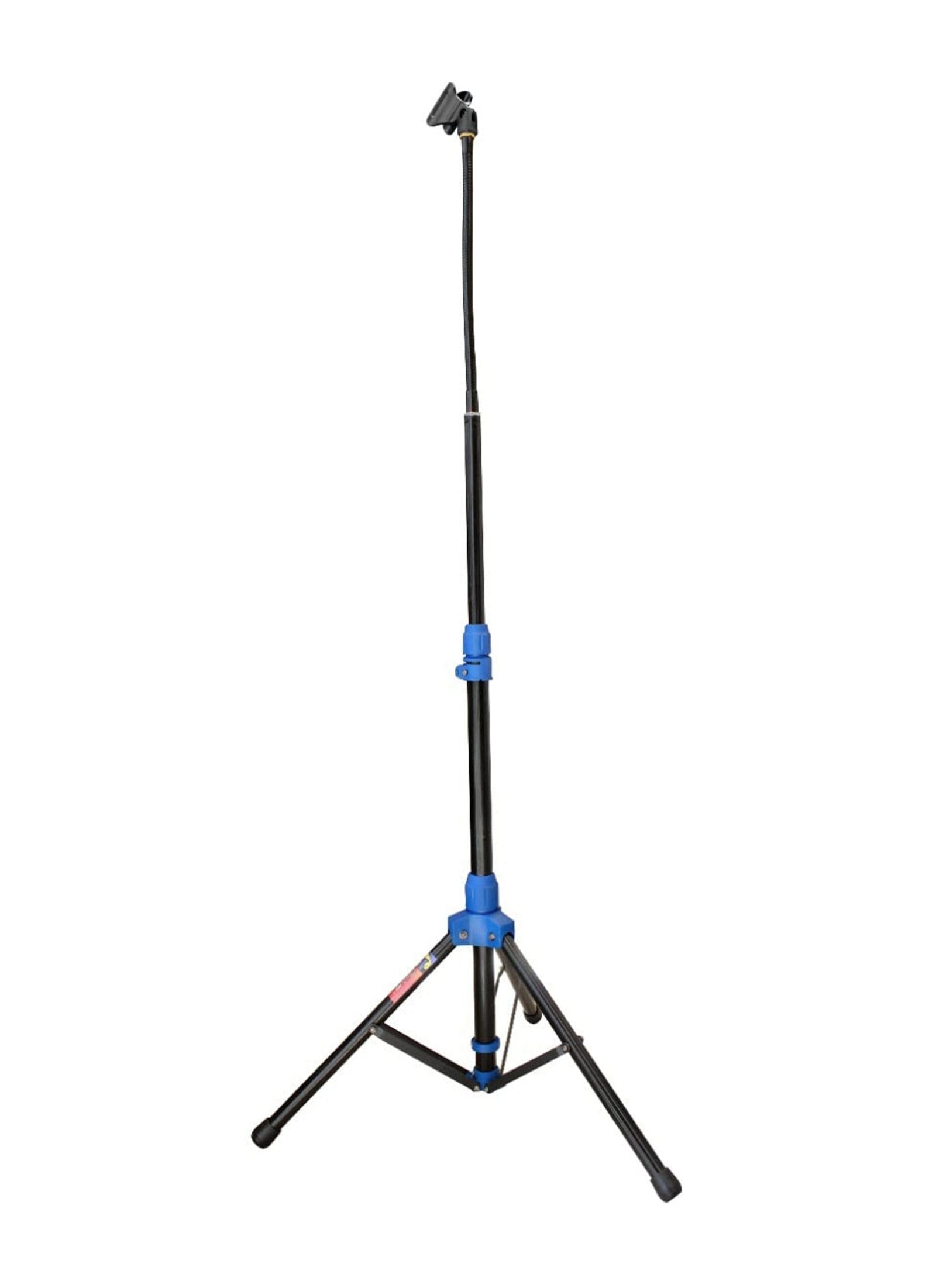 1 GMP 610 Main: Galux GMP-610 Gooseneck Microphone Stand Blue Adjustable Height Reinforced Metal India Detail: Galux GMP-610 Flexible Gooseneck Multiple Positioning Mic Holder Close Up Base: Galux GMP-610 Durable Tripod Base Folding Cushioned Legs Die Cast Blue Height: Galux GMP-610 Adjustment Height 1250mm 1750mm Clamping Lever System Folded: Galux GMP-610 Gooseneck Mic Stand Folded Compact Size Storage