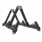 Galux GS-201 Double Guitar Stand Black Front View