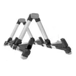 Galux GS-201 Double Guitar Stand Silver Front View