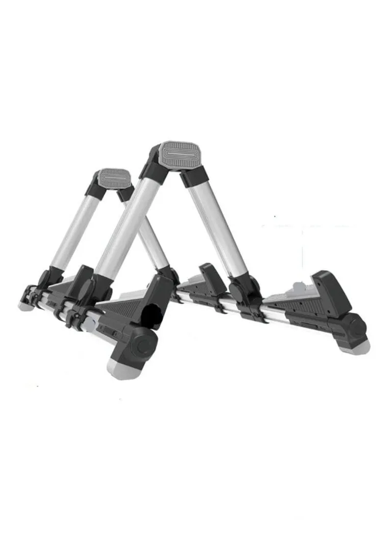 Galux GS-201 Double Guitar Stand Silver Front View