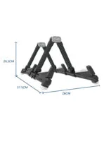 Galux GS-201 Double Guitar Stand - Black Aluminium - Image 2