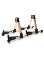 Galux GS-201 Double Guitar Stand - Gold Aluminium - Image 2