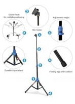 Galux GMP-610 Gooseneck Microphone Stand with Mic Holder - Image 3