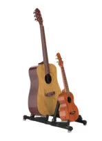 Galux GS-201 Double Guitar Stand - Black Aluminium - Image 3