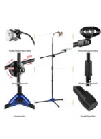 Galux GMP-600 Microphone Stand with Phone Holder - Image 2
