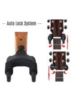 Galux GH-110W Auto Lock Guitar Wall Mount Hanger - Image 5