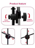 Galux GMP-600 Microphone Stand with Phone Holder - Image 3