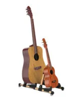 Galux GS-201 Double Guitar Stand - Gold Aluminium - Image 5