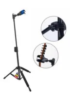 Galux GS-209 Auto Lock Guitar Stand Blue Front View