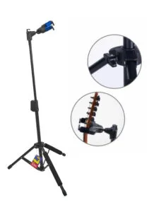 Galux GS-209 Auto Lock Guitar Stand Blue Front View