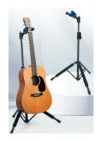 Galux GS-209 Auto Lock Guitar Floor Stand - Blue - Image 3