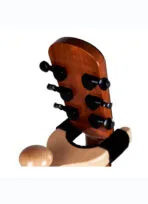 Galux GS-220 Natural Wooden Floor Guitar Stand - Image 3